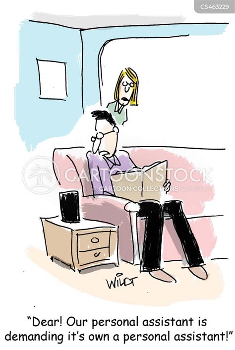 intelligent personal assistant cartoons and comics funny pictures from cartoonstock