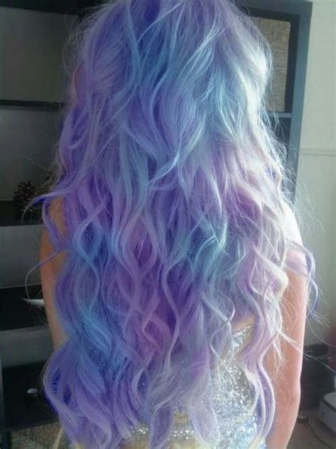 Pastel Purple And Blue Hair Hair Color Pinterest
