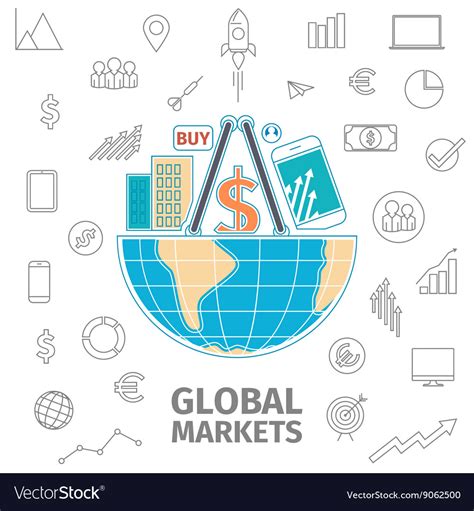 Global Markets Concept Royalty Free Vector Image