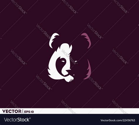 Panda Boss Royalty Free Vector Image Vectorstock