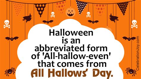Why Do We Celebrate Halloween Celebration Joy