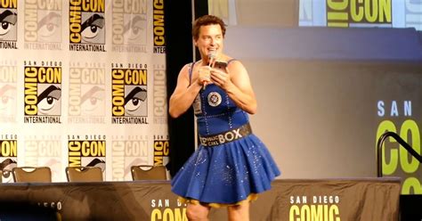 John barrowman has been removed from doctor who: Doctor Who's John Barrowman wears sparkly TARDIS dress to ...