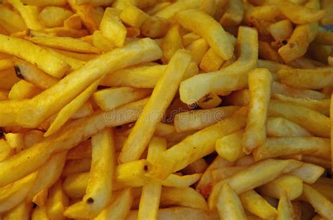 Pile Of Greasy French Fries Stock Photo Image Of Fattening Plenty