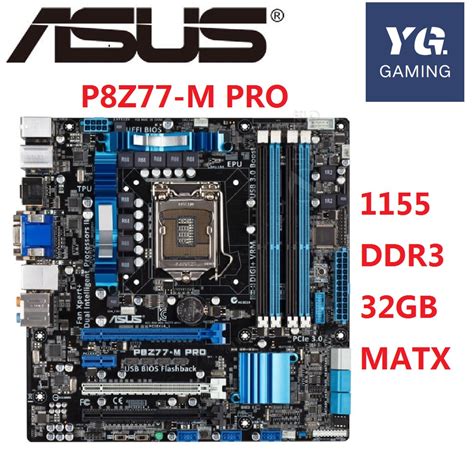 ร้อน Asus P8z77 M Pro Desktop Motherboard Z77 Socket Lga 1155 I5 I7