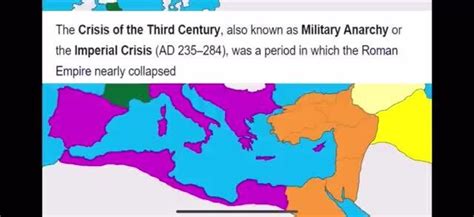 The Crisis Of The Third Century Also Known As Military Anarchy Or The