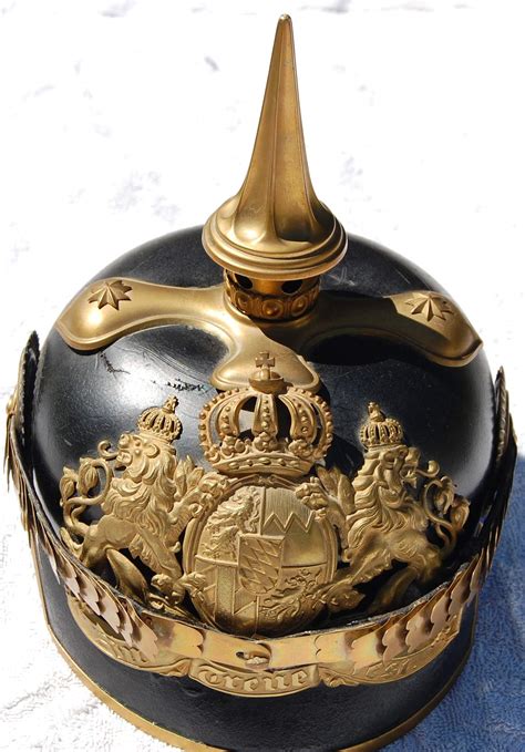 (ice)pick, pickaxe + haube hood, bonnet. but the german word is attested 17c prussian spiked helmet, 1875, from german pickelhaube, from pickel (ice)pick, pickaxe. Bavarian Officer's Pickelhaube - My first Spiked Helmet