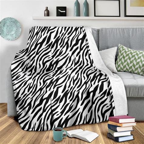 Zebra Blanket Zebra Throw Blanket Zebra Fleece Blanket Etsy