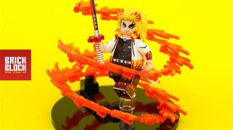 Lego Tutorial Kyojuro Rengoku Demon Slayer Minifigure Compatible