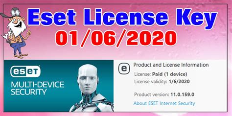 Eset License Key 2020 All In One