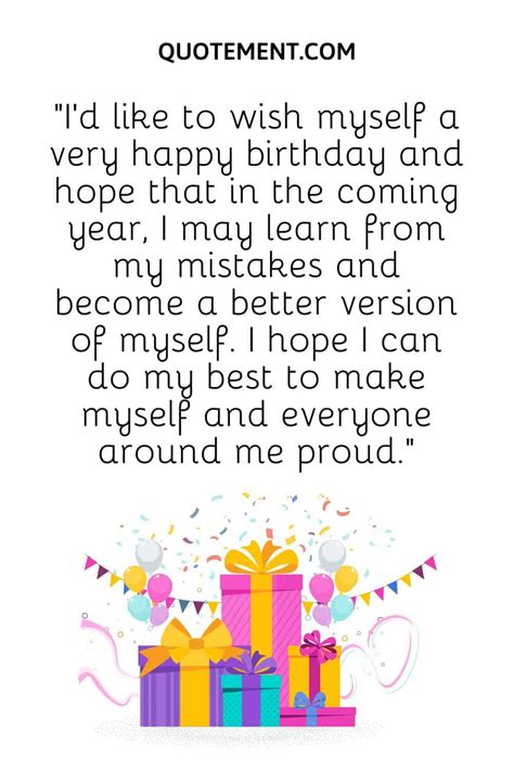Birthday Quotes For Myself