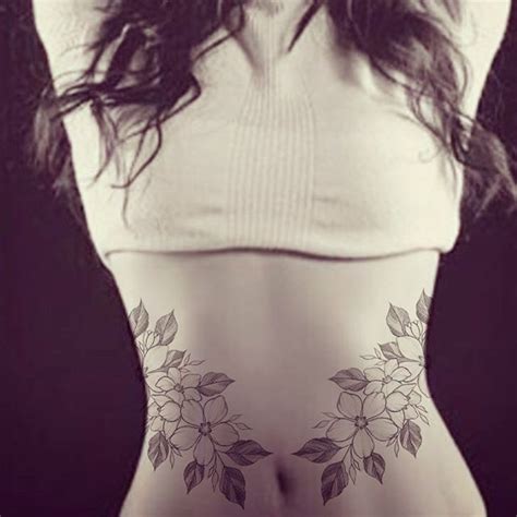 52 Incredible Flower Tattoo Designs For Women Stomach