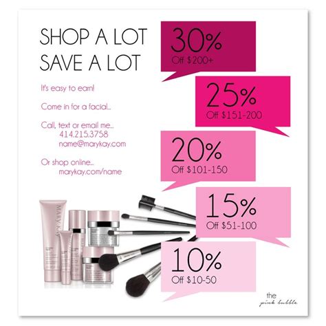 Mary Kay Sale Idea Customize The Text On The Left With Your