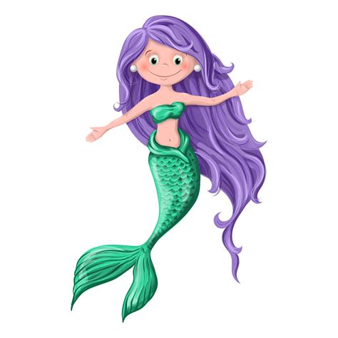 Cartoon Mermaid Clip Art