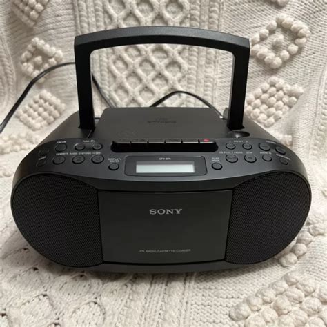 Sony Cfd S70 Portable Cd Mp3 Cassette Radio Boombox Mega Bass Stereo