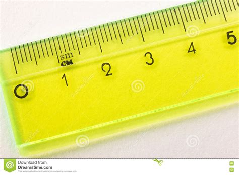 Yellow Ruler Closeup Stock Photo Image Of Instrument 70326964