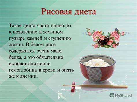 Трехдневная рисовая диета