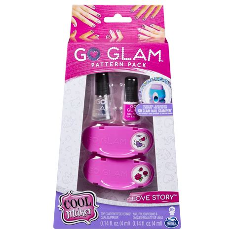 Cool Maker Go Glam Love Story Pattern Pack Refill Decorates 50 Nails