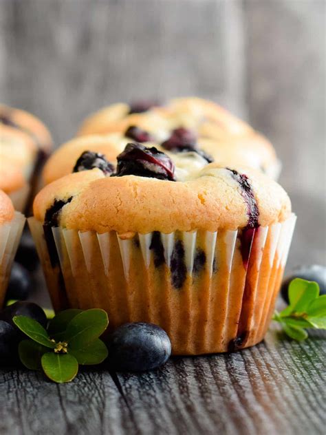 Sour Cream Blueberry Muffins Olga In The Kitchen