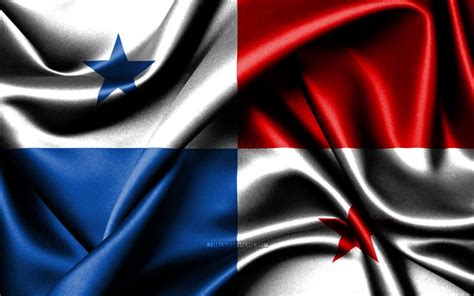 Descargar Bandera Panameña 4k Países De América Del Norte Banderas