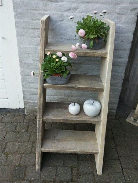 Luxe Decoratieve Tuintrap Ladder Trapje Cm Lang Greywash