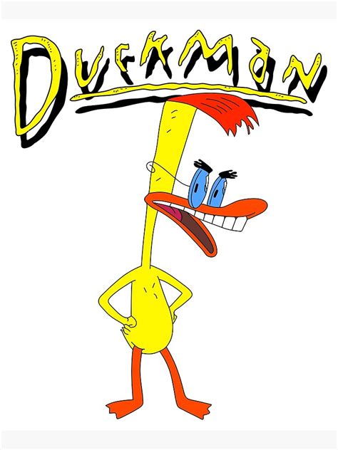 Duckman Canvas Print For Sale By Muffininch Redbubble