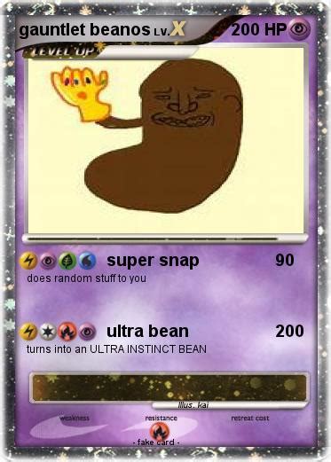 Pokémon Gauntlet Beanos Super Snap My Pokemon Card