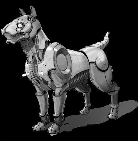 Guard Dog Robot By Baranyatamas On Deviantart Robot Animal Cyber