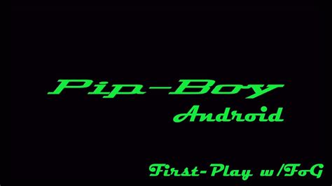 Pip boy на андроид fallout 4. First-Play of Fallout 4 Pip-Boy Companion App w/FoG ...