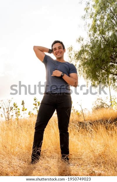 Happy Young Man Among Nature Stock Photo 1950749023 Shutterstock