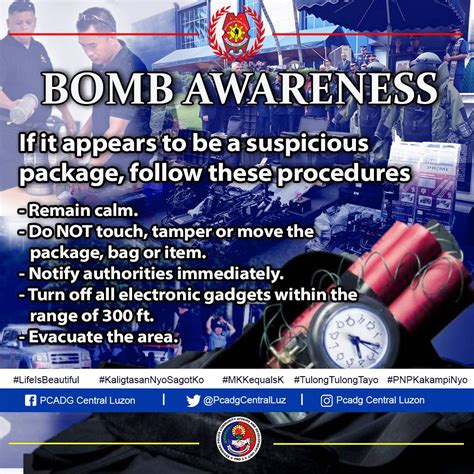 Bomb Awareness If It Bulacan Police Provincial Office Facebook