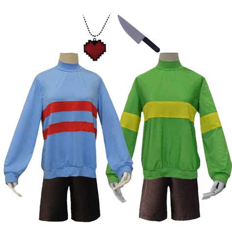 Anime Undertale Role Playing Cosplay Costume Frisk Cos Japanese Anime