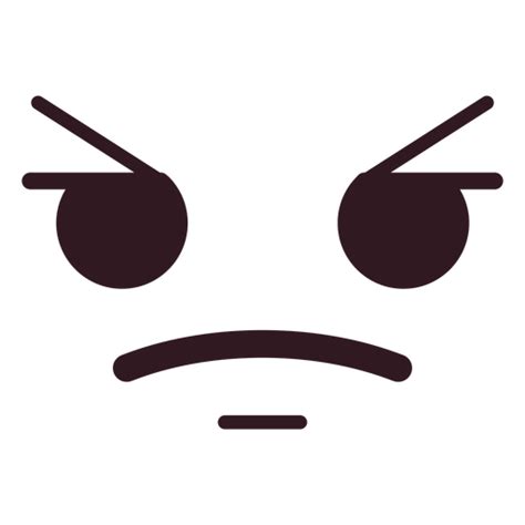 Simple Angry Emoticon Face Transparent Png Svg Vector File Sexiz Pix