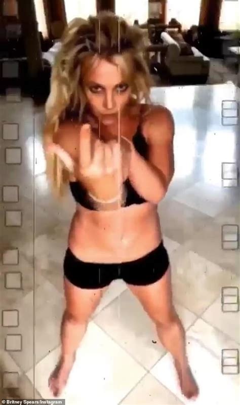 Britney Spears Showcases Her Fit Figure In A New Dancing Video As Her Legal Battle Over Her