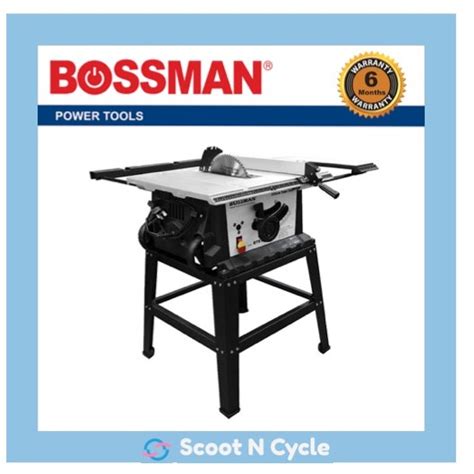 Snc Bossman 255mm Wood Cutting Table Saw Model Bts10 Shopee Malaysia