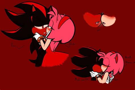 Sonic Shadow And Amy Kissing Howto Draw