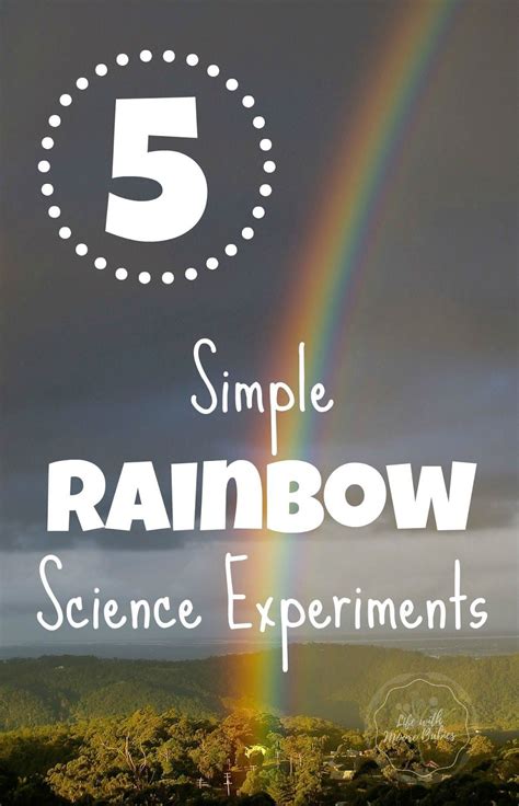 5 Simple Science Experiments That Make Rainbows Easy Science