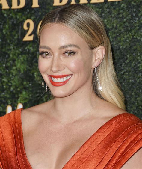 Hilary Duff Sexy Big Cleavage At 5th Adopt Together Baby Ball Gala