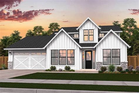 Exclusive Modern Farmhouse Plan With Master On Main 85245ms