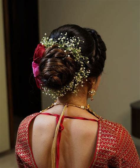 50 Bun Hairstyle For Saree 2024 Tailoringinhindi