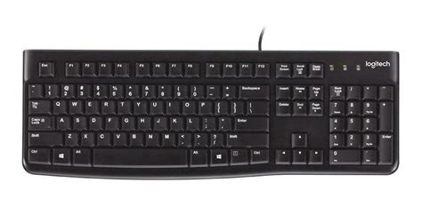 Teclado Logitech K120 Qwerty Español Color Negro Computop