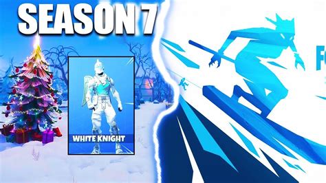 New Fortnite Season 7 Skin Reveal Zipline And Snow Map Fortnite