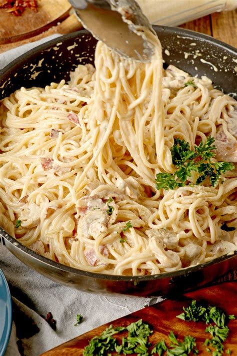 Quick And Easy Creamy Carbonara No Egg Foxy Folksy Recipe Easy