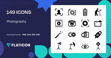 Photography Icon Pack 145 Svg Icons