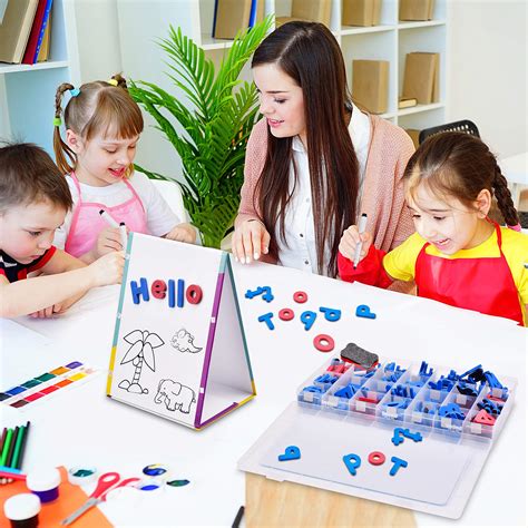 Buy Innocheer Classroom Magnetic Letters And Numbers Kit With Easel