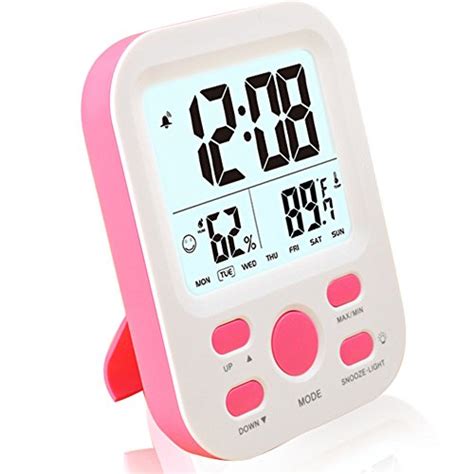 Famicozy Digital Alarm Clock For Girls Kids Teensdesk Nightstand Clock