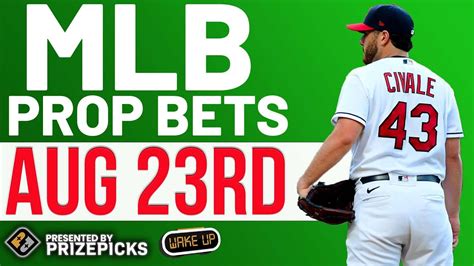 Mlb Player Props Bets 082322 On Prizepicks Mlb Props Best Bets