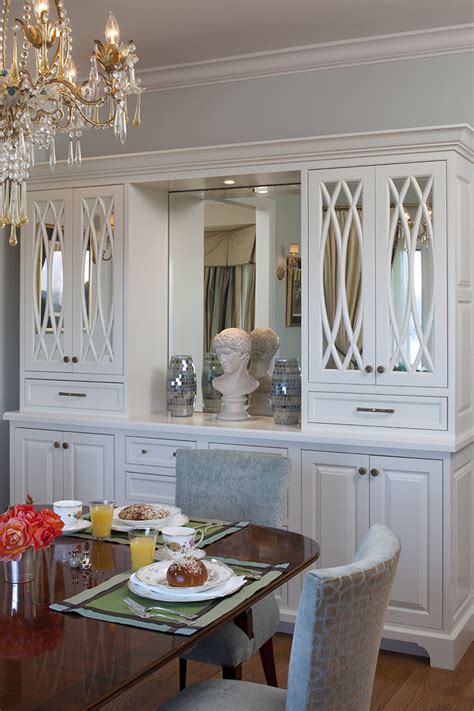 The hottest style sink base to come along in quite a while, the farmhouse style sink base adds a unique, clean look to your kitchen cabinets. Inspired buffet hutch in Dining Room Traditional with Kitchen Hutch next to Buffets alongside ...
