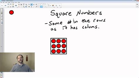 What Are Square Numbers Youtube