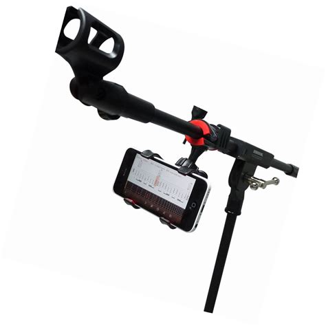 Universal Microphone Mic Stand Phone Holder Mount for iPhone Samsung