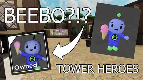 Beebo Showcase Roblox Tower Heroes Youtube